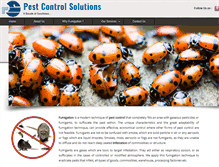 Tablet Screenshot of pestcontrolsolution.in